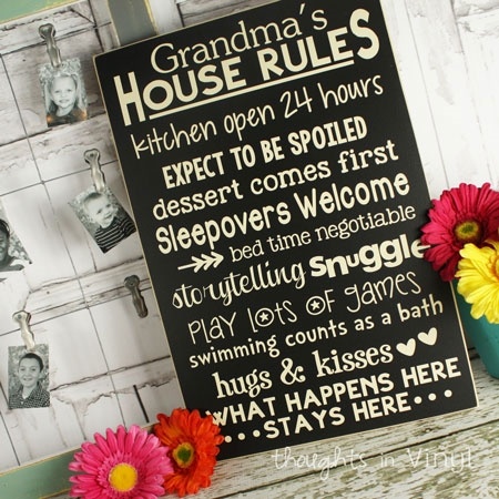 Grandma's Kitchen Sign, Gift for Grandma, Kitchen Signs