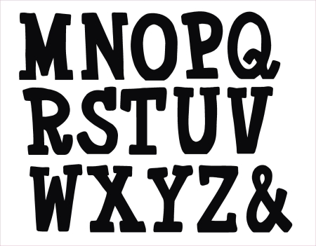 Customizable Wooden Alphabet Letters