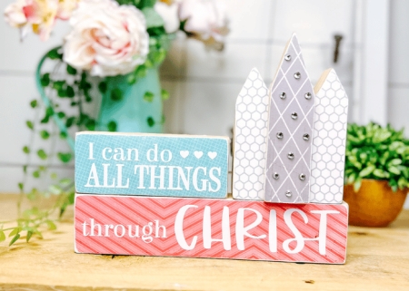 I can do all things through Christ YW mutual theme craft