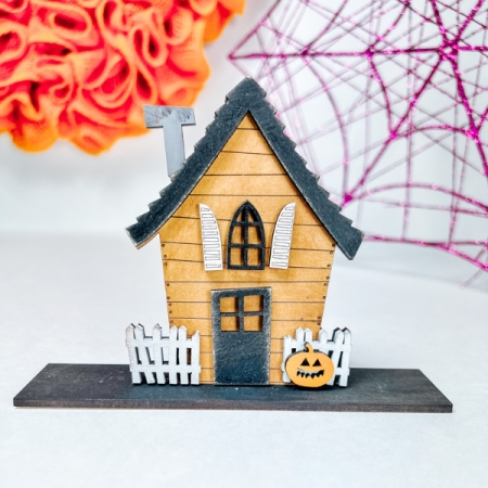 halloween haunted house cabin DIY craft kits