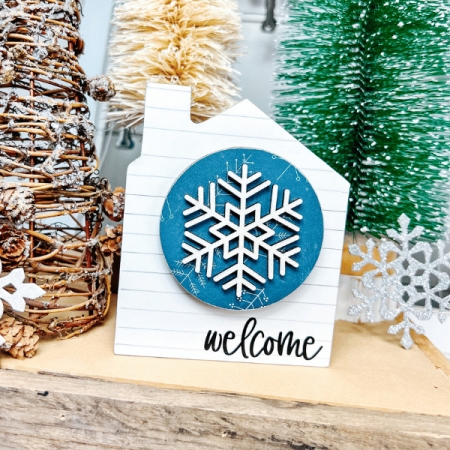  welcome home block interchangeable tiered tray wood craft 