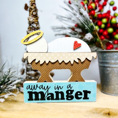 Away in a Manger baby Jesus Christmas craft kit 