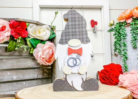wedding gnome wood