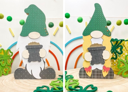 interchangeable gnome wood craft